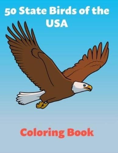 50 State Birds of the USA Coloring Book