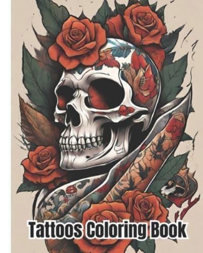 Tattoos Coloring Book for Adults