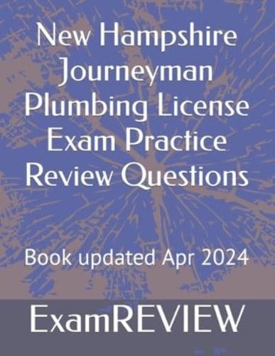 New Hampshire Journeyman Plumbing License Exam Practice Review Questions