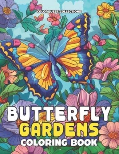 Butterfly Gardens Coloring Book