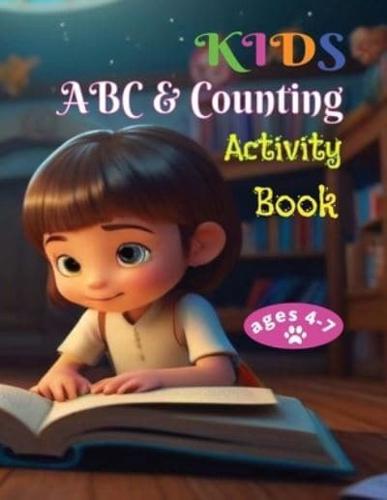 Kids ABC & Counting Activity Book Ages 4-7