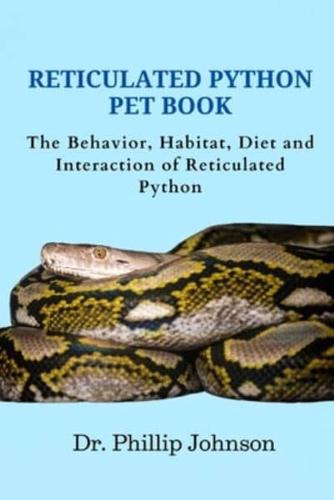Reticulated Python Pet Book