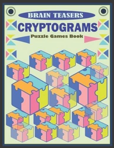 Brain Teasers Cryptogram Puzzle Games Book