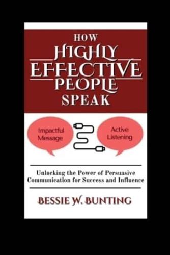 How Highly Effective People Speak