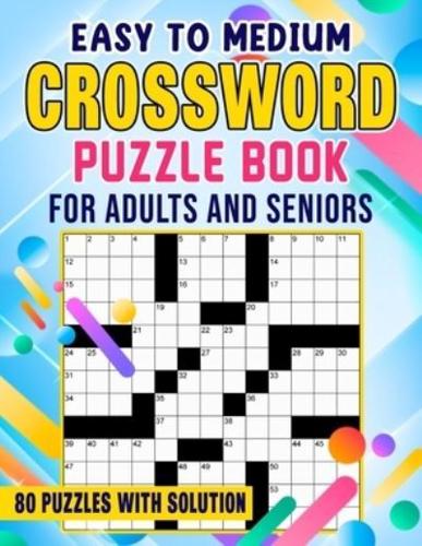 Easy To Medium Crossword Puzzle Book