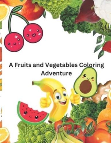 A Fruits and Vegetables Coloring Adventure