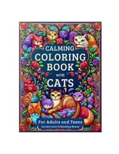 Calming Coloring Book With Cats