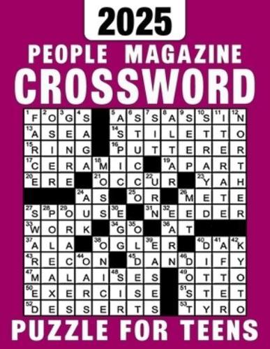 People Magazine Crossword Puzzle For Teens 2025