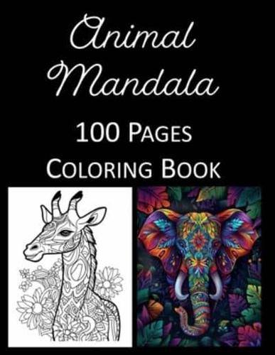 Animal Mandala Coloring Book