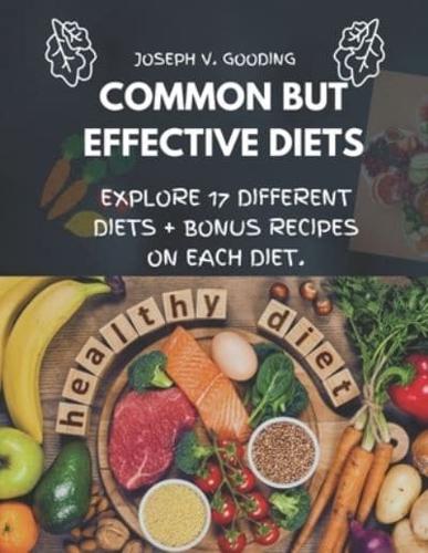 Common But Effective Diets