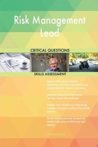 Risk Management Lead Critical Questions Skills Assessment