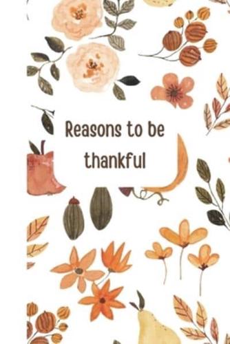 Reasons to Be Thankful