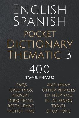 English Spanish Pocket Dictionary Thematic 3