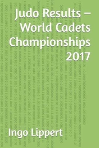 Judo Results - World Cadets Championships 2017