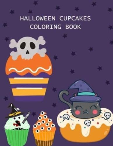 Halloween Cupcakes Coloring Book