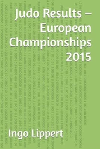Judo Results - European Championships 2015