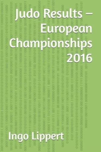 Judo Results - European Championships 2016