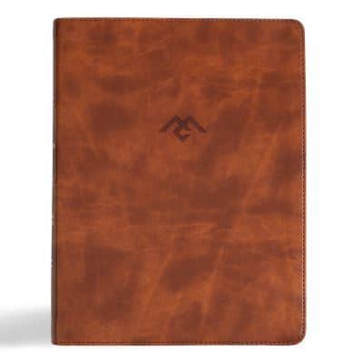 CSB Men of Character Bible, Revised and Updated, Brown LeatherTouch