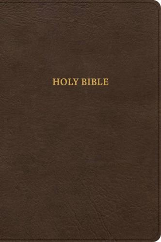 CSB Grace Bible, Brown LeatherTouch (Dyslexia Friendly)