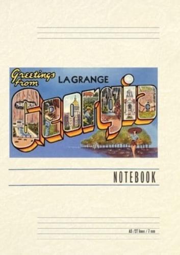 Vintage Lined Notebook Greetings from La Grange