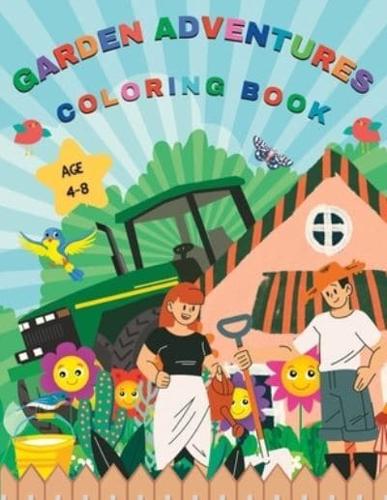 Garden Adventures Coloring Book