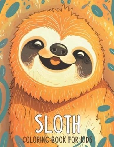 Sloth Coloring Book for Kids