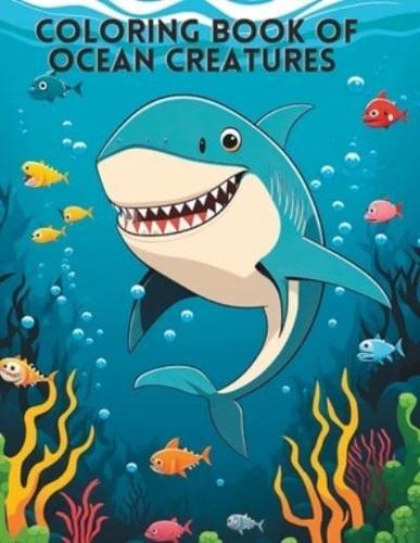 Coloring Book of Ocean Creatures