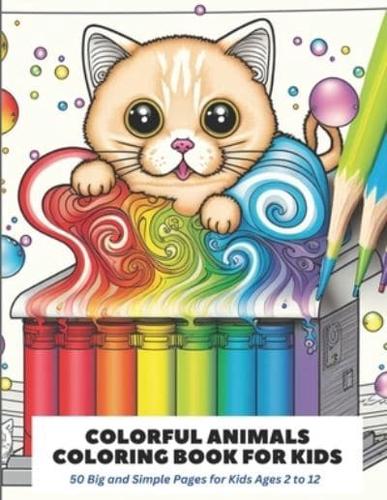 Colorful Animals Coloring Book for Kids