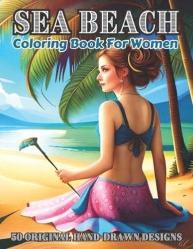 Sea Beach Coloring Book For Women
