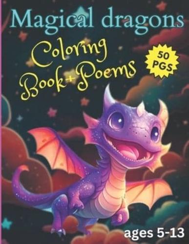 Magical Dragons Coloring Book + Poems