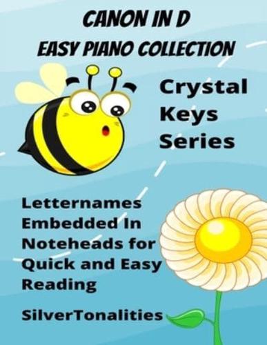Canon In D for Easy Piano - Crystal Keys Series