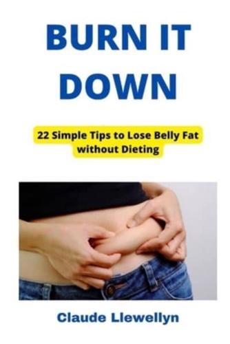 Burn it down: 22 Simple Tips to Lose Belly Fat without Dieting