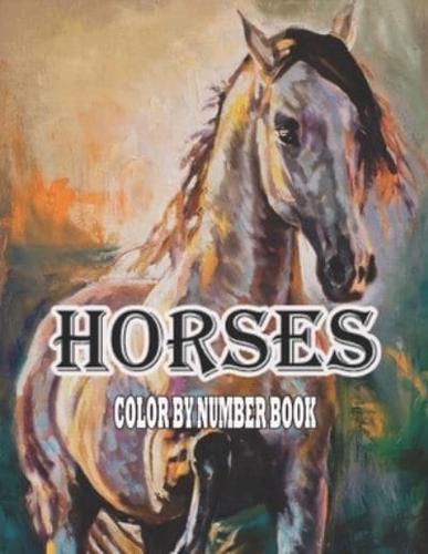 horses color by number Kids: Horses - Color By Number: Coloring Book For Kids 8,5 x 11 in