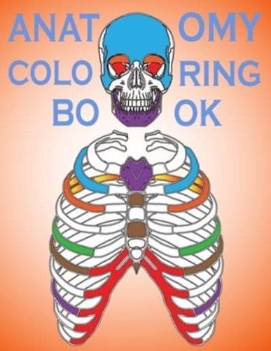 Anatomy coloring book: Human organs anatomy coloring  book