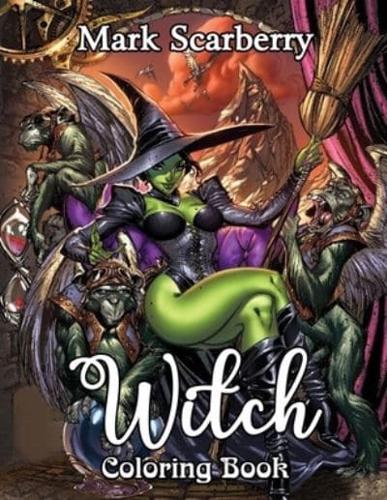 BEAUTIFUL WITCHES Coloring Book by Adult Coloring Books