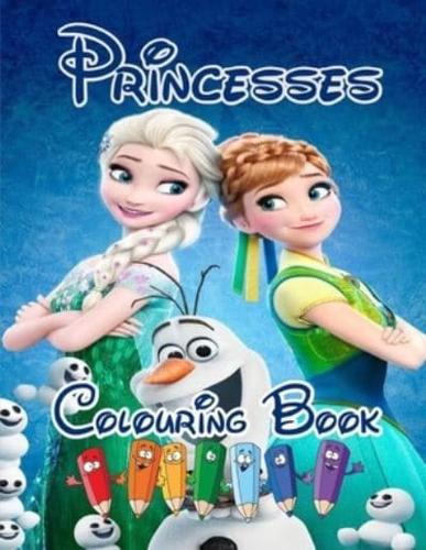 Princesses Colouring Book: Great Colouring Book for kids with an Amazing chracters collection of high quality