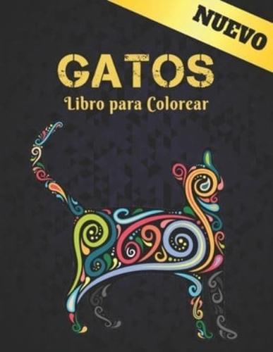 Gatos Libro para Colorear: Libro de Colorear para Adultos 50 Gatos de una cara Libro de Colorear 100 Páginas Alivio del Estrés Libro de Colorear Gatos Regalo para amantes de los Gatos