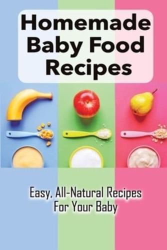 Homemade Baby Food Recipes