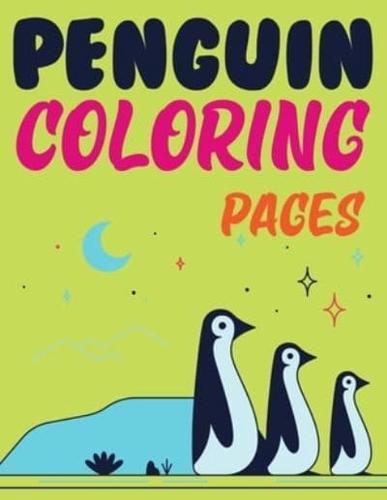 Penguin Coloring Pages: Penguins Coloring And Tracing Book