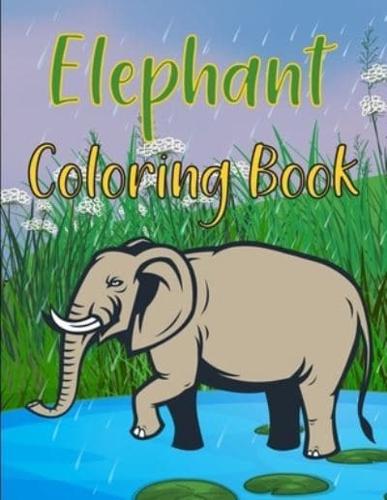 Elephant Coloring Book: Elegant Elephants Day & Night Coloring Book