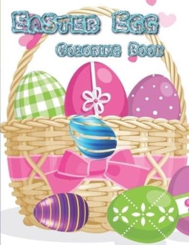 Easter Egg Coloring Book : An excellent coloring book of 100 pages for boys and girls of all ages