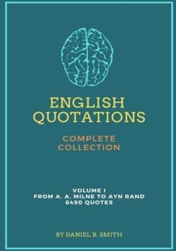 English Quotations Complete Collection Volume I