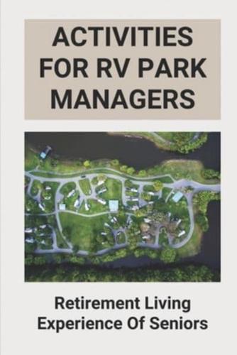 Activities For RV Park Managers