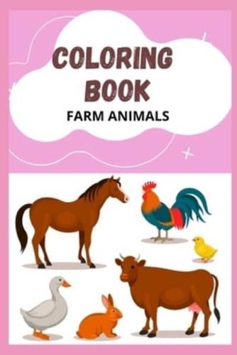 Farm animals coloring book: Coloring book