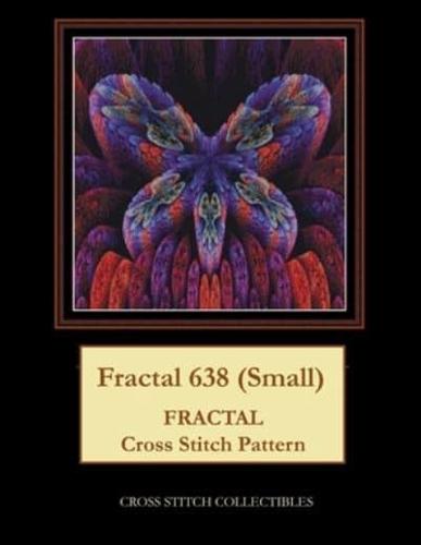 Fractal 638 (Small): Fractal Cross Stitch Pattern