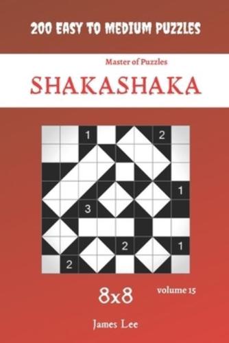 Master of Puzzles - Shakashaka 200 Easy to Medium Puzzles 8x8 vol.15