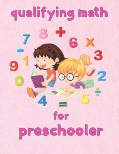 qualifying math for preschooler: 8.5''x11''/math coloring book for kids