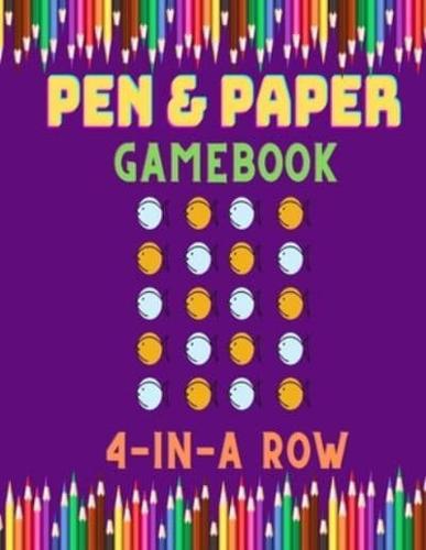 PEN AND PAPER GAMEBOOK: CONNECT 4 GAME