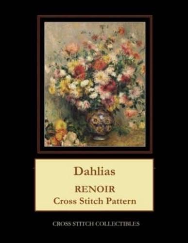 Dahlias: Renoir Cross Stitch Pattern
