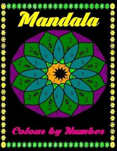 Mandala Color By Number: Mandalas Color By Numbers  Easy, and Relaxing Coloring Pages (Mandalas Color by Number Color)